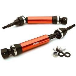 Integy RC Model Hop-ups T8559RED XHD V2 Steel Front Universal Drive Shafts for Traxxas 1/10 Slash & Stampede 4X4