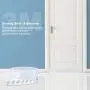 26 Feet Silicone Seal Strip,Door Weather Stripping Door Seal Strip Window Seal Silicone Sealing Tape for Door Draft Stopper Adhesive Tape for Doors Windows and Shower Glass Gaps (Transparent, 25MM) 26 Feet Silicone Seal Strip,Door Weather Stripping Door Seal Strip Window Seal Silicone Sealing Tape for Door Draft Stopper Adhesive Tape for Doors Windows and Shower Glass Gaps (Transparent, 25MM)