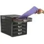 Mind Reader 5CABMESH-BLK Cabinet, Metal, File, Office Storage, Heavy Duty Multi-Purpose, Black 5 Drawer Mind Reader 5CABMESH-BLK Cabinet, Metal, File, Office Storage, Heavy Duty Multi-Purpose, Black 5 Drawer