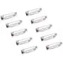 144 Pieces Silver Tone Brooch Pin Backs Safety Pin Jewelry Crafts- 3/4''