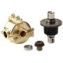 LoveinDIY 1pc Gear Box Housing + Differential for WLtoys 1/18 RC Car A969 Metal Parts