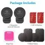 WixGear Magnetic Phone Car Mount, Universal Stick On Mount (2 Pack) Dashboard Magnetic Car Mount Holder, for Cell Phones and Mini Tablets with Fast Swift-snap Technology, Magnetic Cell Phone Mount