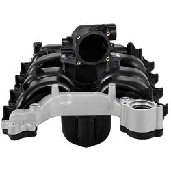 MYSMOT 615-375 Upper Intake Manifold Compatible with 2007-2008 Ford E-150 E-250 F-150 LOBO w/4.6L V8 7L3Z-9424-F