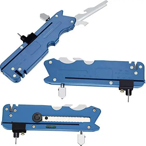 3 Pieces Multifunction Glass Tile Cutter Six Wheel Metal Cutting Tool Glass Cutter with Measuring Ruler for Home Outdoor Supplies 3 Pieces Multifunction Glass Tile Cutter Six Wheel Metal Cutting Tool Glass Cutter with Measuring Ruler for Home Outdoor Supplies