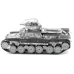 Metal Earth Fascinations MMS202 – 502464, Chi Ha Tank Construction Toy 2 Metal Board (Ages 14 +