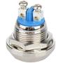 ESUPPORT 12mm Anti Vandal Momentary Metal Push Button Toggle Switch Pack of 10