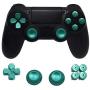 Metal Alloy Thumbsticks Bullet ABXY and D-pad Replacement Buttons Kit for PS4 Playstation 4 DualShock 4 Controller (Green) Metal Alloy Thumbsticks Bullet ABXY and D-pad Replacement Buttons Kit for PS4 Playstation 4 DualShock 4 Controller (Green)