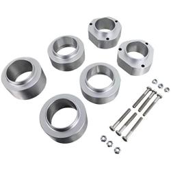 Heavy Metal Suspensions - Fits 1989-1998 Sidekick Tracker Lift Kit 2 Inch Front 2 Inch Rear 6061T6 Aircraft Billet Aluminum Spring Spacers Suzuki/Geo Full Suspension Lift Kit 2WD 4WD