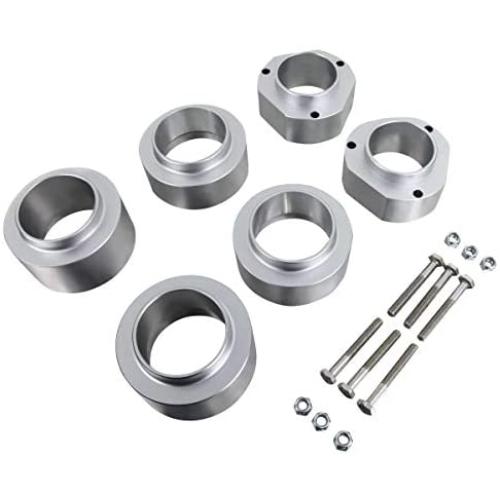 Heavy Metal Suspensions - Fits 1989-1998 Sidekick Tracker Lift Kit 2 Inch Front 2 Inch Rear 6061T6 Aircraft Billet Aluminum Spring Spacers Suzuki/Geo Full Suspension Lift Kit 2WD 4WD