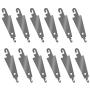 Needle Threader Steel Baste & Tie Quilts with Curved Needles for Threading Embroidery Beedles 10 Piece/lot