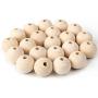 Foraineam 200pcs 20mm Natural Wood Beads Unfinished Round Wooden Loose Beads Wood Spacer Beads for Craft Making Foraineam 200pcs 20mm Natural Wood Beads Unfinished Round Wooden Loose Beads Wood Spacer Beads for Craft Making