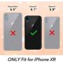 YOUMAKER Metallic Designed for iPhone XR Case, Full Body Rugged with Built-in Screen Protector Slim Fit Shockproof Cover for iPhone XR 6.1 Inch - Rose Gold/Pink