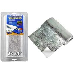 Thermo-Tec 13575 Adhesive Backed Aluminized Heat Barrier, 12'' x 48'' (2x 24'' Sheets)