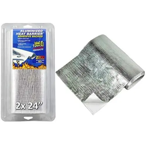 Thermo-Tec 13575 Adhesive Backed Aluminized Heat Barrier, 12'' x 48'' (2x 24'' Sheets)