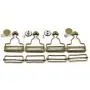 PZRT 4pcs 38mm Bronze Suspenders Adjustable Buckle Metal Ribbon Slip Buckle Fasteners Clip for Garment Overalls Backpack DIY Accessories PZRT 4pcs 38mm Bronze Suspenders Adjustable Buckle Metal Ribbon Slip Buckle Fasteners Clip for Garment Overalls Backpack DIY Accessories