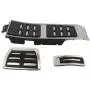 ROADFAR Drill Free Aluminum Fuel Accelerate Brake at Pedals Covers Compatible with 1992-2019 AUDI A4 S4 A5 A6 Q5 S5 A7 at Metal Aluminum Fuel Sports Pedal Full Set Accel