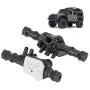 Front Axle Housing,1:10 Metal Front&Rear Axle Housing RC Upgrade Parts Accessory Compatible with Traxxas TRX4 RC Model Car(Black Silver) Front Axle Housing,1:10 Metal Front&Rear Axle Housing RC Upgrade Parts Accessory Compatible with Traxxas TRX4 RC Model Car(Black Silver)