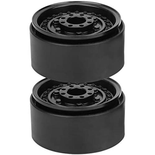 VGEBY 2pcs G06 1.9inches Metal Wheel Rims Hubs for RC Crawler RC Climber Trailer Parts Wheel Rims