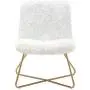 Duhome Faux Fur Upholstered Living Room Chair Accent Chair Modern Desk Chair with Gold Legs White Duhome Faux Fur Upholstered Living Room Chair Accent Chair Modern Desk Chair with Gold Legs White