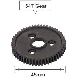 NINGWANG Hardened Steel Metal Spur Gear 54T 32P 3956 for RC 1/10 Slash 4X4 Stampede VXL Rustler E-Revo T-Maxx