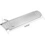 Grill Replacement Parts for Nexgrill 5 Burner 720-0888, 720-0888N, Home Depot Nexgrill 720-0830H, Stainless Steel Grill Heat Plates Shield Tent, Burner Cover, Flame Tamer, Flavor Bar, 5 Pack