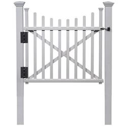 Zippity Outdoor Products ZP19019 Manchester Vinyl Gate, White