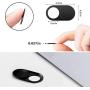 Elimoons Webcam Cover Slide, Ultra Thin Metal Magnet Laptop Camera Cover Slide Blocker for Computer MacBook Pro iMac PC Tablet Notebook Surface Pro Echo Show Camera Protecting Your Privacy Security