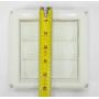 Deflecto Supurr-Vent Louvered Outdoor Dryer Vent Cover, White, 4'' Hood -#1
