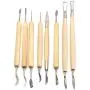 HTTMT- 22Pcs Pottery Tool Set Carving Sculpting Modeling Hobby Ceramics Art Supplies Kit[P/N: ET-TOOL018-SR]