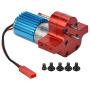 AKDSteel Heng-Long W-PL B-1 B-14 B-24 B24 C14 C-14 1/16 Military Truck RC Car Upgrade Motor + Gearbox + Metal Drive Red for Toys Gift