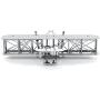 Fascinations Metal Earth Wright Brothers Airplane 3D Metal Model Kit