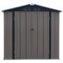 Storage Buildings and Sheds 6x4 FT Outdoor Metal Garden Shed Utility Tool Storage with Double Door & Lock for Tools, Lawn Equipment