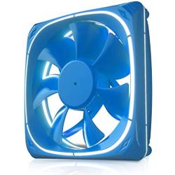 Vetroo DF120 120mm Case Fan White LED Lighting PC Cooling Fan w/Blue Fan Frame for Radiator/CPU Cooler/Computer Case