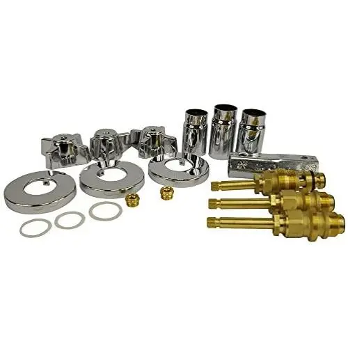 Danco 39621 DANCO Bath Tub and Shower 3-Handle Trim Kit for Sterling, Chrome Danco 39621 DANCO Bath Tub and Shower 3-Handle Trim Kit for Sterling, Chrome