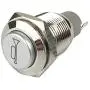 ESUPPORT 12V Car Blue LED Momentary Speaker Push Button Metal Switch