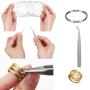 EuTengHao Jewelry Making Supplies Kit Jewelry Repair Tool Set with Jewelry Pliers Beading Wires Open Jump Ring Lobster Clasps Necklace Cord Ribbon Ends Jewelry Findings Making for Jewelry DIY Supplies