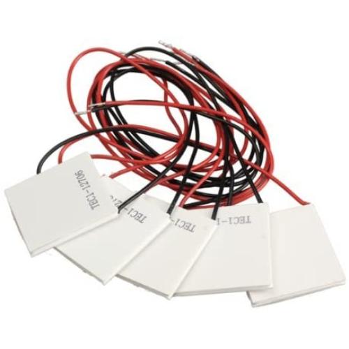 Laqiya 5PCS TEC1-12706 12V 60W Heatsink Thermoelectric Cooler Cooling Peltier Plate Module