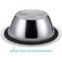TORCHSTAR 6 Inch Recessed Can Light Trim, Aluminum Reflector Metal Step Baffle Trim, for PAR30, PAR38, BR30, BR40 Light Bulb & 6’’ Recessed Light Can, Fit Halo/Juno Remodel Recessed Housing, Pack of 6