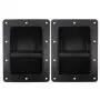 Seismic Audio - Pack of Two (2) Black Metal Recessed PA/DJ Speaker Bar Handles