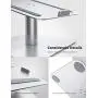 Swivel Laptop Stand, Lamicall Laptop Riser - [360-Rotating] Ergonomic Aluminum Computer Desk Holder Compatible with MacBook, Air, Pro, Dell XPS, HP and More 10'' - 17.3'' Notebook - Sliver