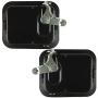 IAMAUTO 83432 Outside Outer Metal & Inside Inner Door Handle Kit (Set of 4 Handles) Fits 1991-2004 Jeep Wrangler