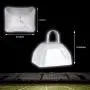 Metal Cowbells with Handles 3 inch Novelty Noise Maker - 12 Pack (White)