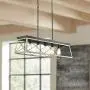 Briarwood Collection Whitewashed Five-Light Farmhouse Linear Chandelier Briarwood Collection Whitewashed Five-Light Farmhouse Linear Chandelier