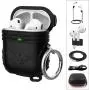 HALLEAST Compatible AirPods Case Cover, AirPods 2 Case Keychain Front LED Visible, Support Wireless Charging Protector Silicone Cover Compatible Apple AirPods 2 & 1 Accessories HALLEAST Compatible AirPods Case Cover, AirPods 2 Case Keychain Front LED Visible, Support Wireless Charging Protector Silicone Cover Compatible Apple AirPods 2 & 1 Accessories