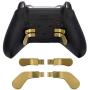 13 in 1 Metal Thumbsticks for Xbox One Elite Series 2, Xbox One Elite 2 Controller Parts, Gaming Accessory Replacement Parts, Metal Mod 6 Swap Joysticks, 4 Paddles, 2 D-Pads, 1 Adjustment Tool(Gold)