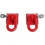 ShareGoo Metal Climbing Trailer Tow Hook Hooks Buckle Winch Shackles Accessory for 1/10 Scale RC Crawler Truck D90 SCX-10 Climbing Car,Red