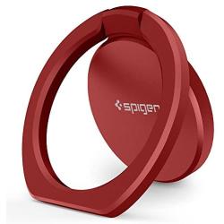 Spigen Style Ring 2 Cell Phone Ring/Phone Grip/Stand/Holder for All Phones and Tablets Compatible with Magnetic Car Mount - Red