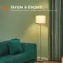 Addlon Floor Lamp for Living Room with Lamp Shade and 9W LED Bulb Modern Standing Lamp Floor Lamps for Bedrooms, Brown Addlon Floor Lamp for Living Room with Lamp Shade and 9W LED Bulb Modern Standing Lamp Floor Lamps for Bedrooms, Brown