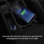 YOSH Car Charger 24W Dual Ports USB Car Charger Adapter Fast Charging Compatible with iPhone 11 Pro Max XR XS X 8 7 Plus, Galaxy S20 S10 Note, LG, iPad Pro/Air 2/Mini, Moto, Pixel and More