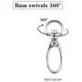 BronaGrand Pack of 50 D Swivel Trigger Clips Hooks Metal Key Ring Lobster Clasps BronaGrand Pack of 50 D Swivel Trigger Clips Hooks Metal Key Ring Lobster Clasps
